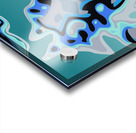 Blue Meandering Acrylic print