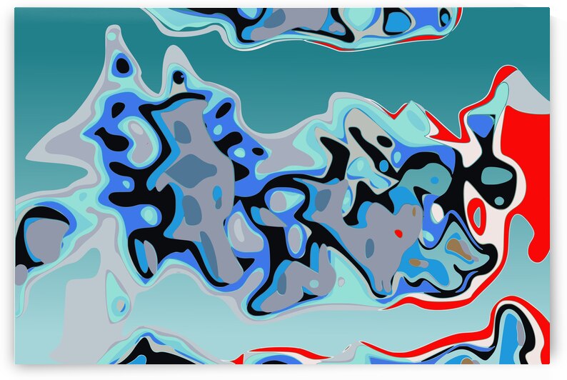 Blue Meandering by Chris Carbone