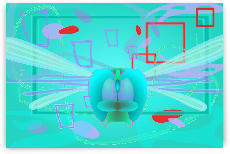 Blue Dragonfly by Chris Carbone