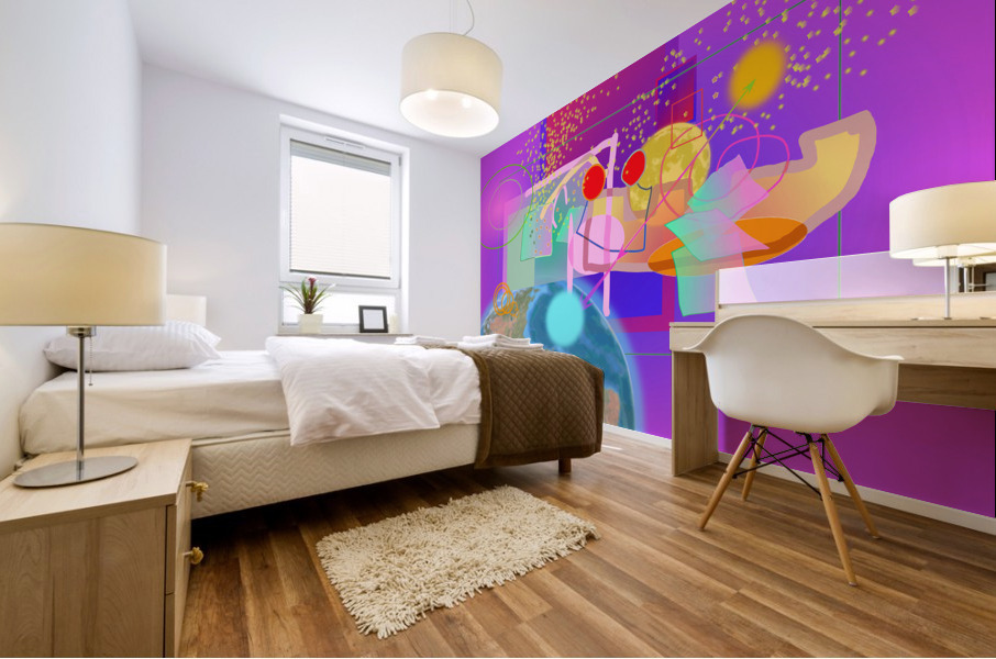 Astral Traveller Mural print