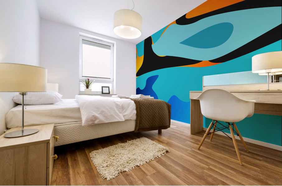 The Summit-Approaching Sunrise Mural print