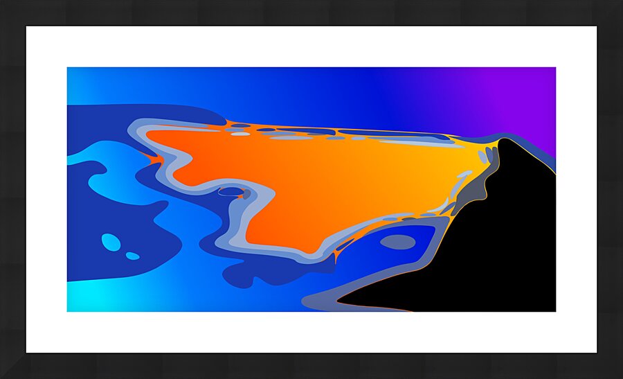 The Summit-Beyond Twilight Picture Frame print