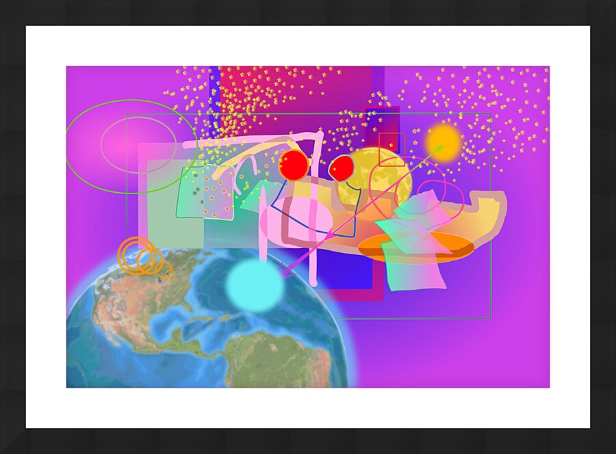 Astral Traveller Picture Frame print