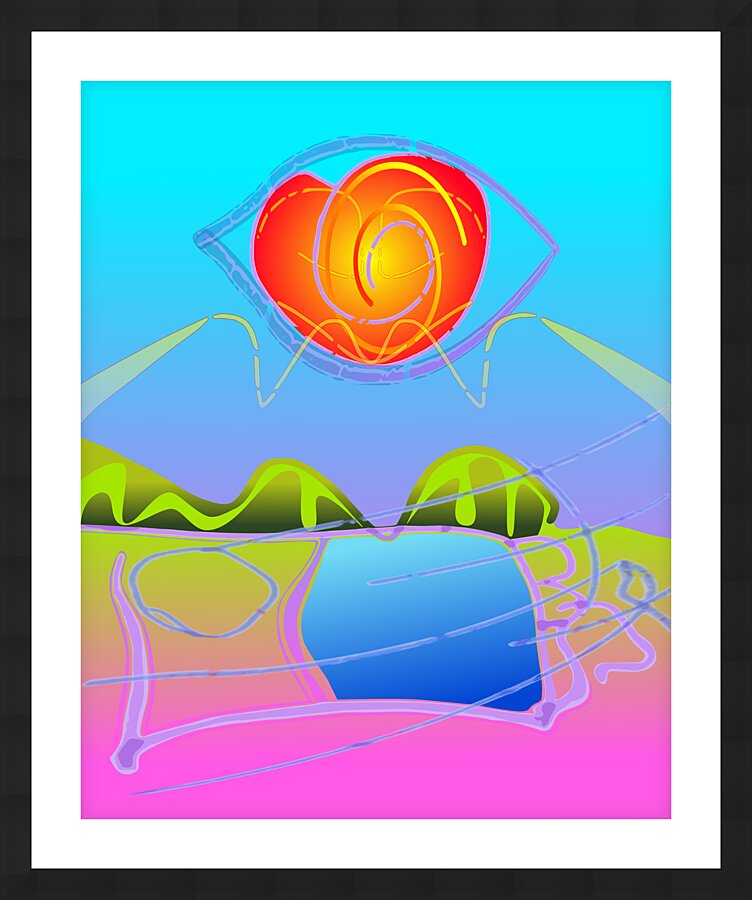 Apple of My Eye Picture Frame print