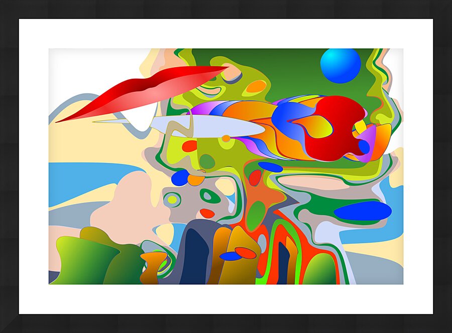 Birds of Paradise Picture Frame print