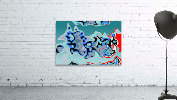 Blue Meandering Wall Preview